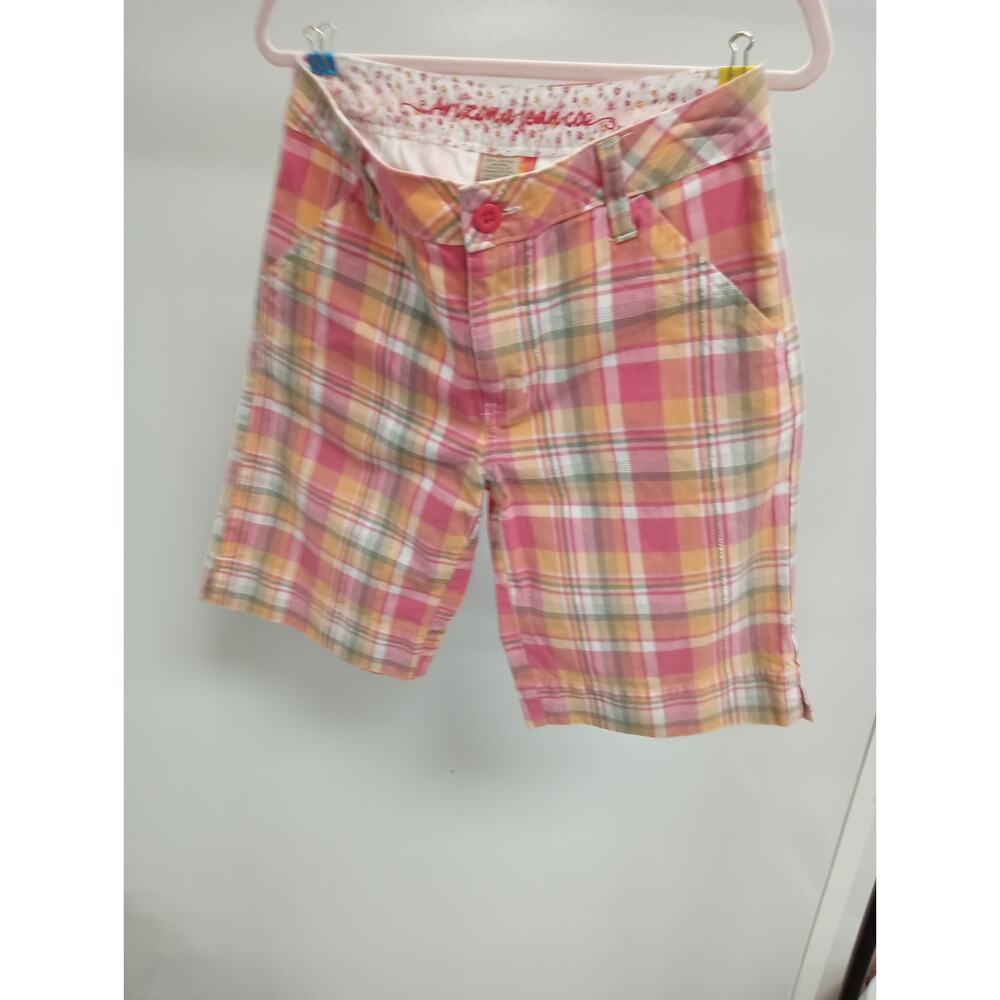 ARIZONA Jean Co Summer Plaid Shorts Sz 10 Regular 0254